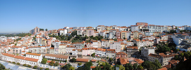 miasto cale w ledach